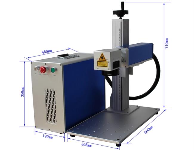 30w zatitutako laser markatzeko makina metal industriako metal grabatzeko makina kalitate handikoa