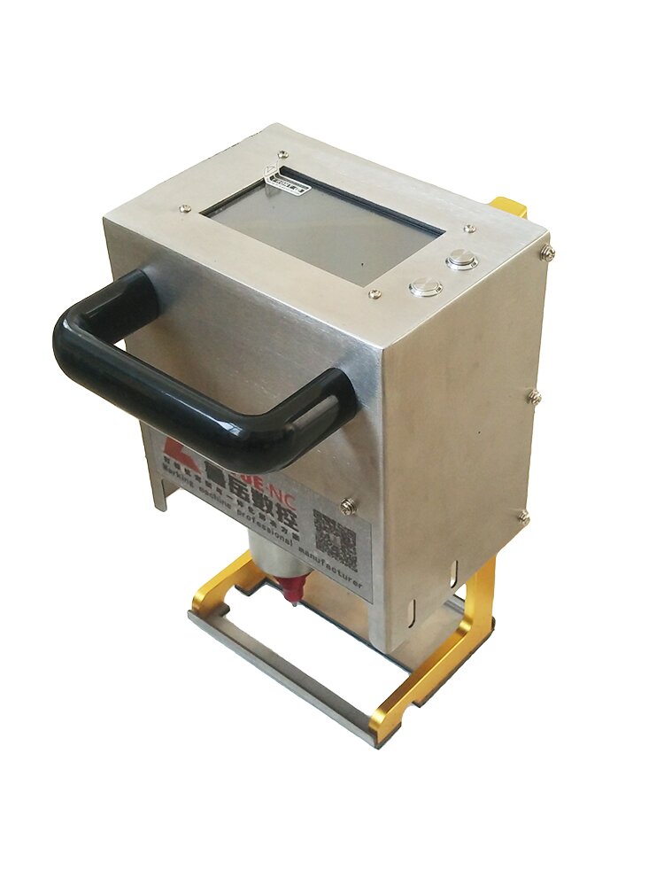 Eskuko grabatzeko makina elektrikoa, trenbide altzairuzko zigilua kodetzeko makina