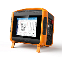 Litiozko bateria Laser markatzeko eta grabatzeko eskuko laser markatzeko makina eramangarria Paperezko ontziratzeko kaxa gorputza laser kodetzeko makina